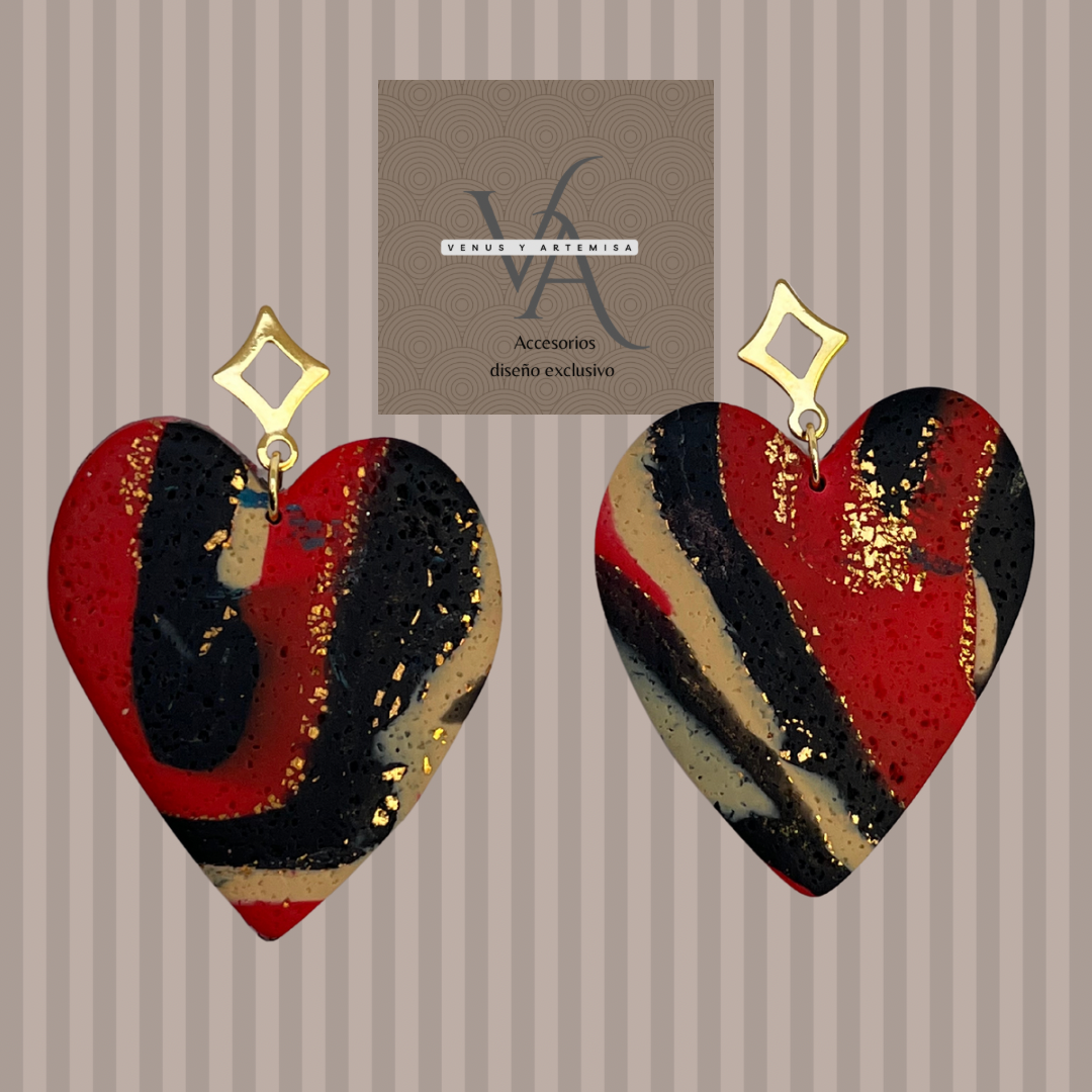 Corazón rojo grande
