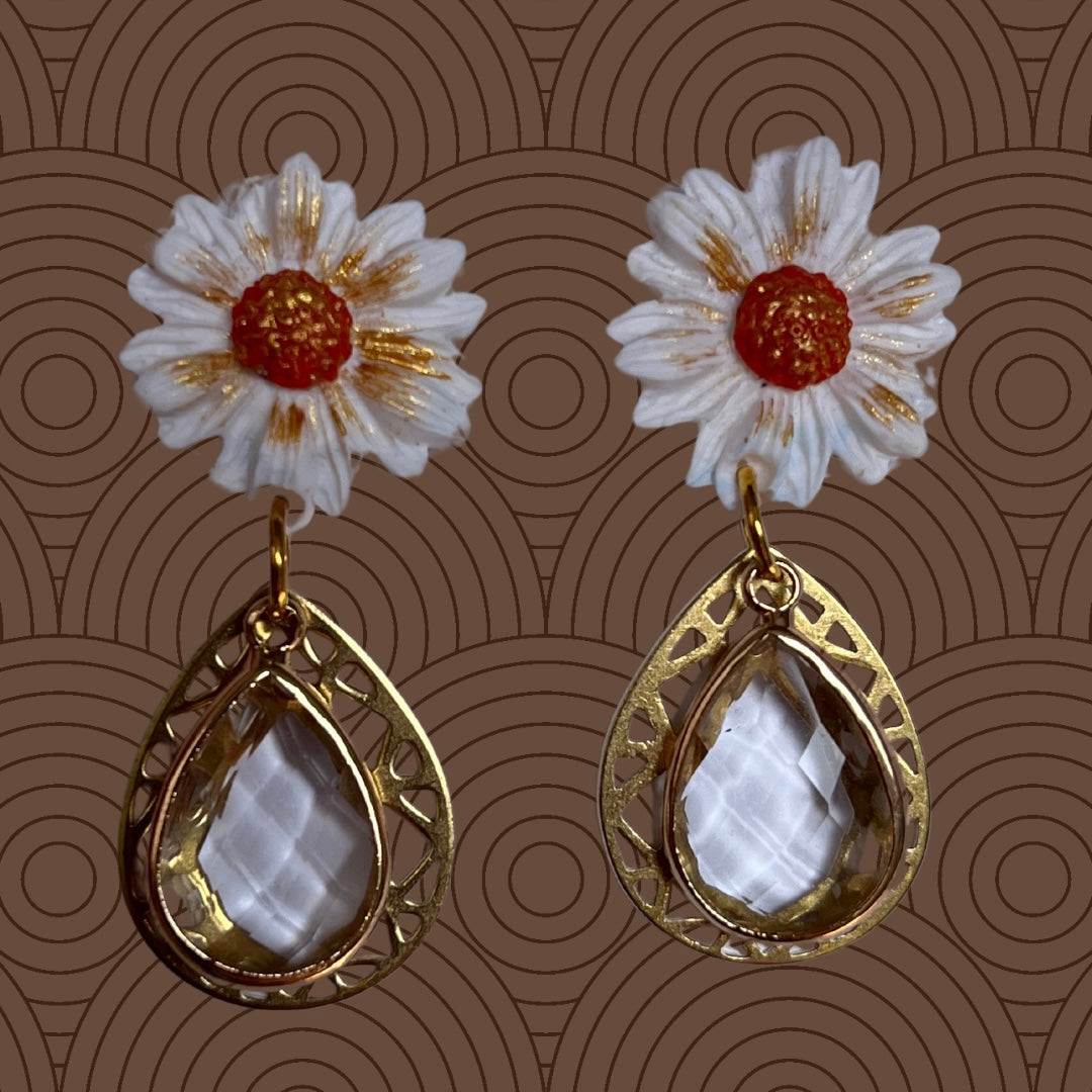 Margarita blanca cristal