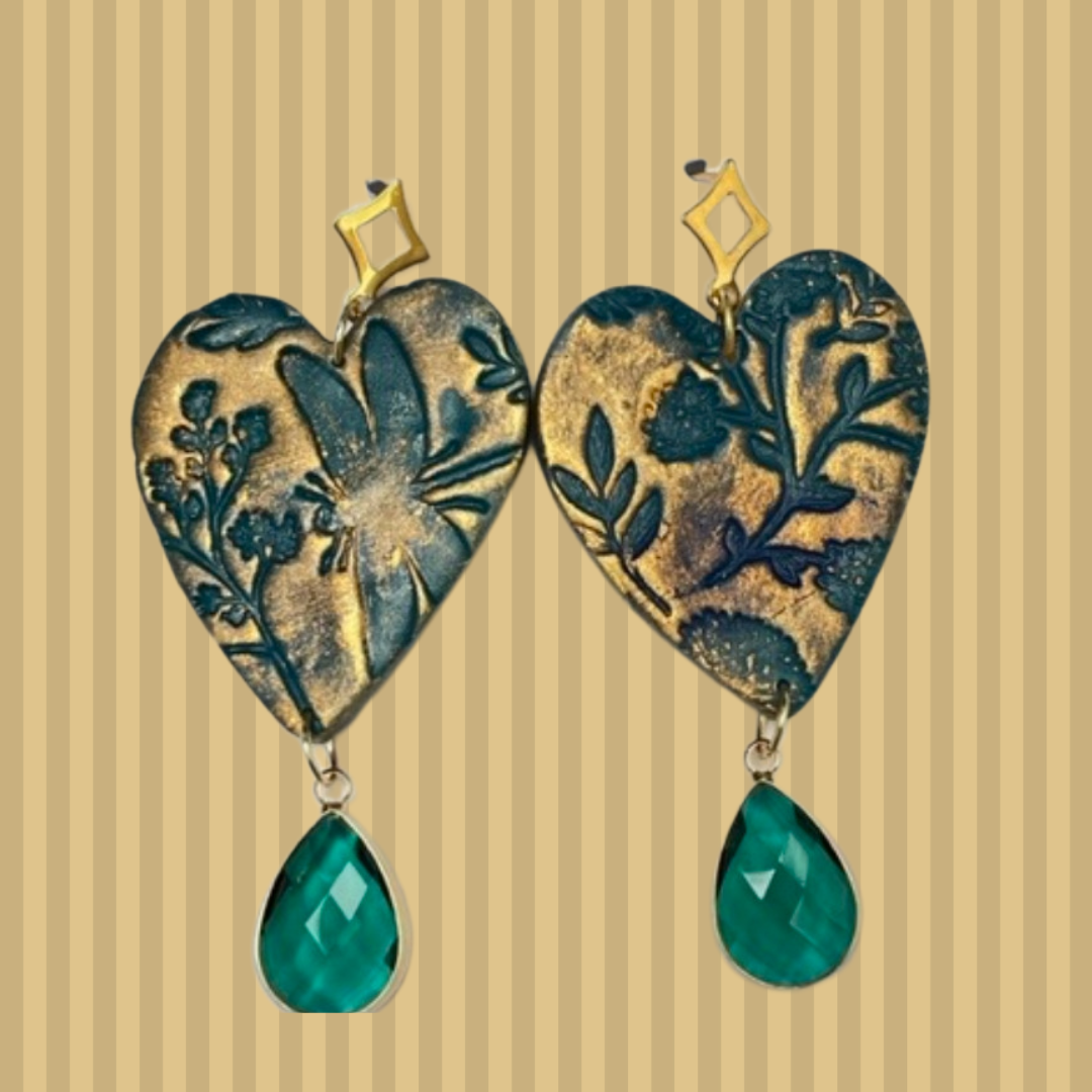 Aros de Corazón grandes