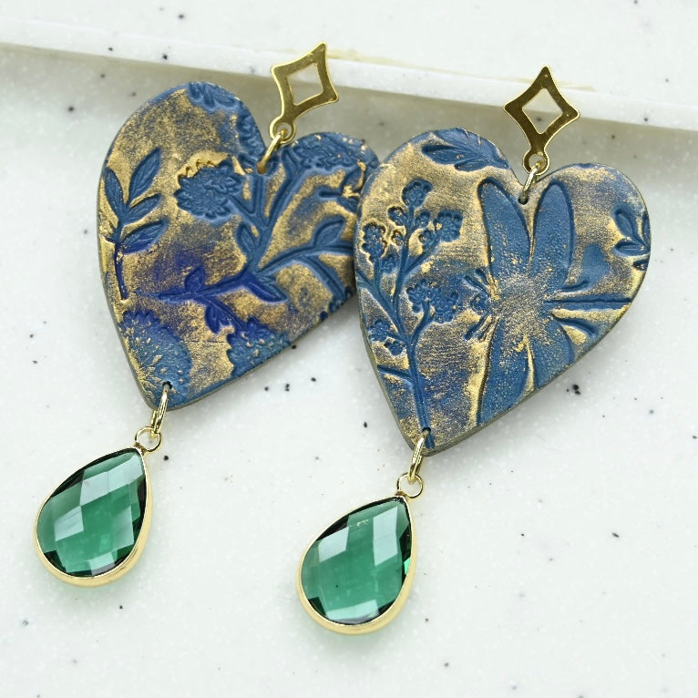 Aros de Corazón grandes