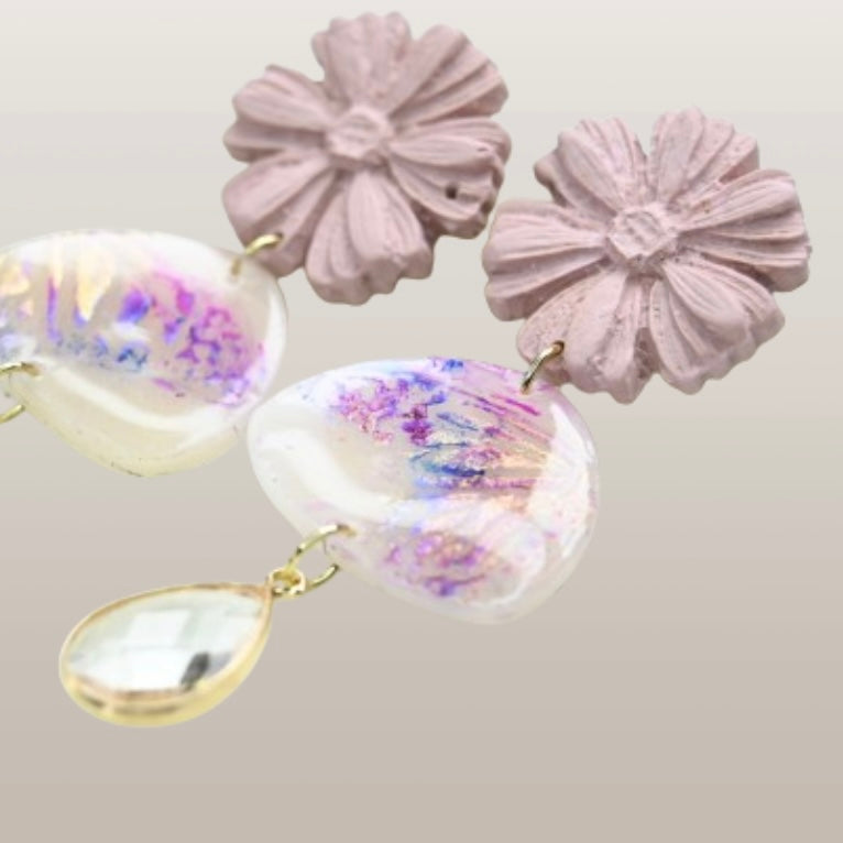 Aros de Mariposa con colgante