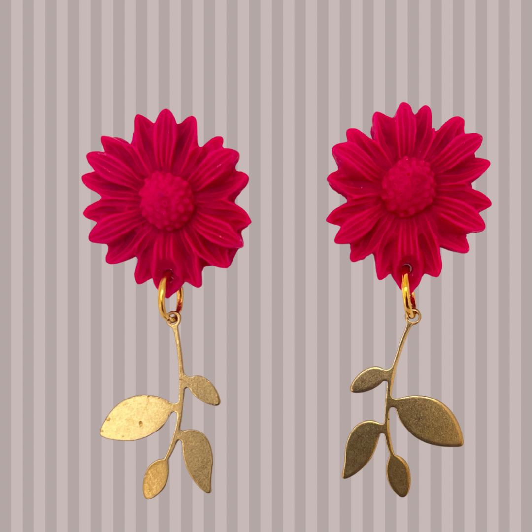 Aros Fucsia
