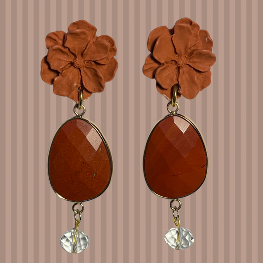 Aros de Jaspe Rojos