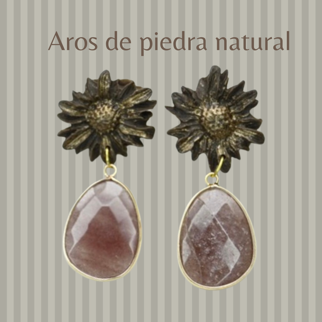 Amapola grande con piedras