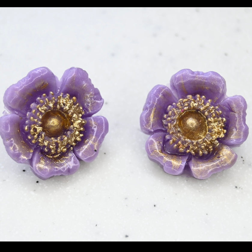 Aros flor de Amapolas